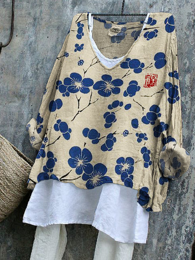 Cherry Blossom - Japanese Art Tunic