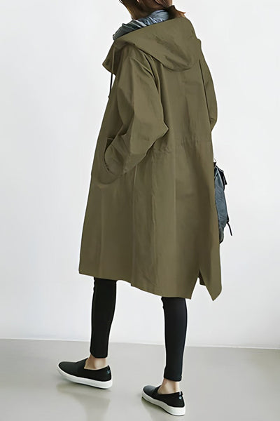 Lena - Relaxed Hooded Trench coat
