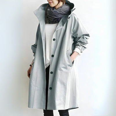 Lena - Relaxed Hooded Trench coat