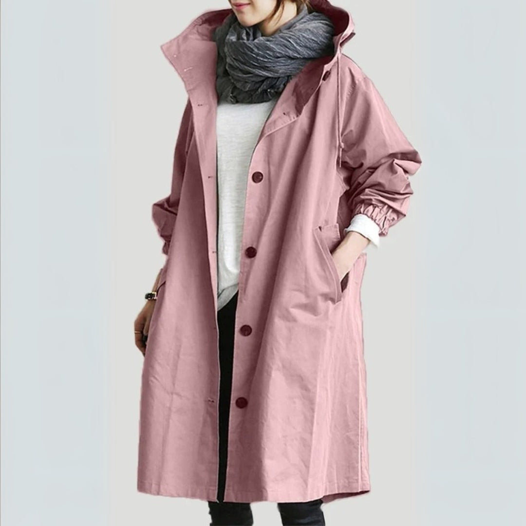 Lena - Relaxed Hooded Trench coat