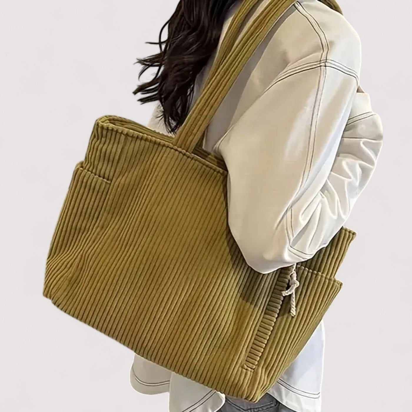 Caroline - Ribbed Everyday Tote