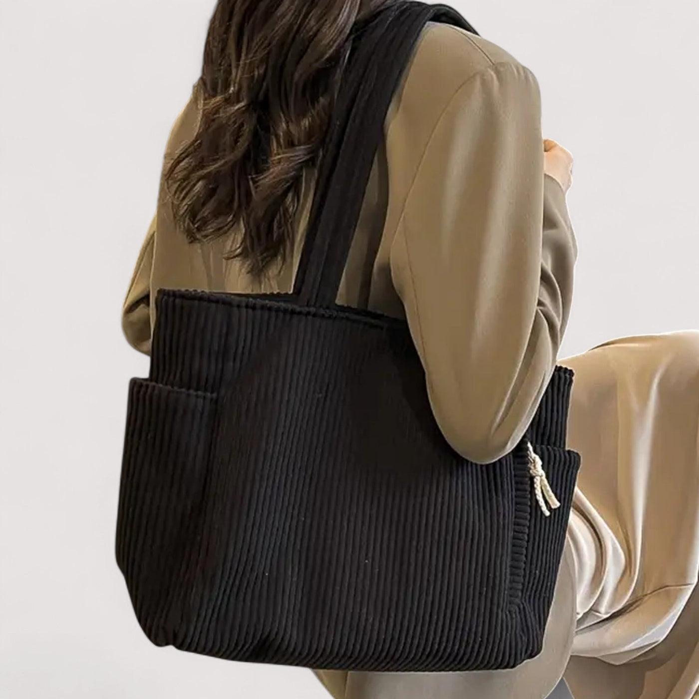 Caroline - Ribbed Everyday Tote