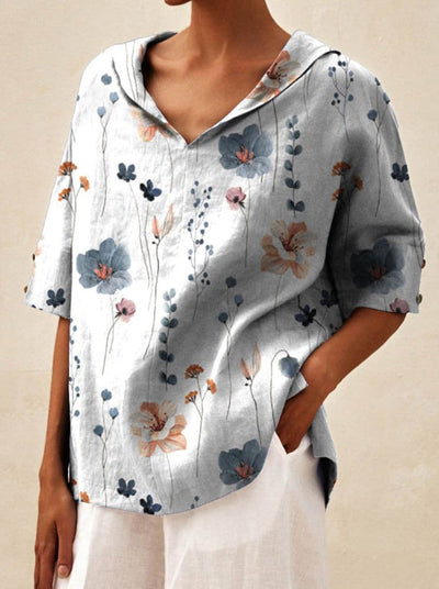Andrea - Elegant V-neck top