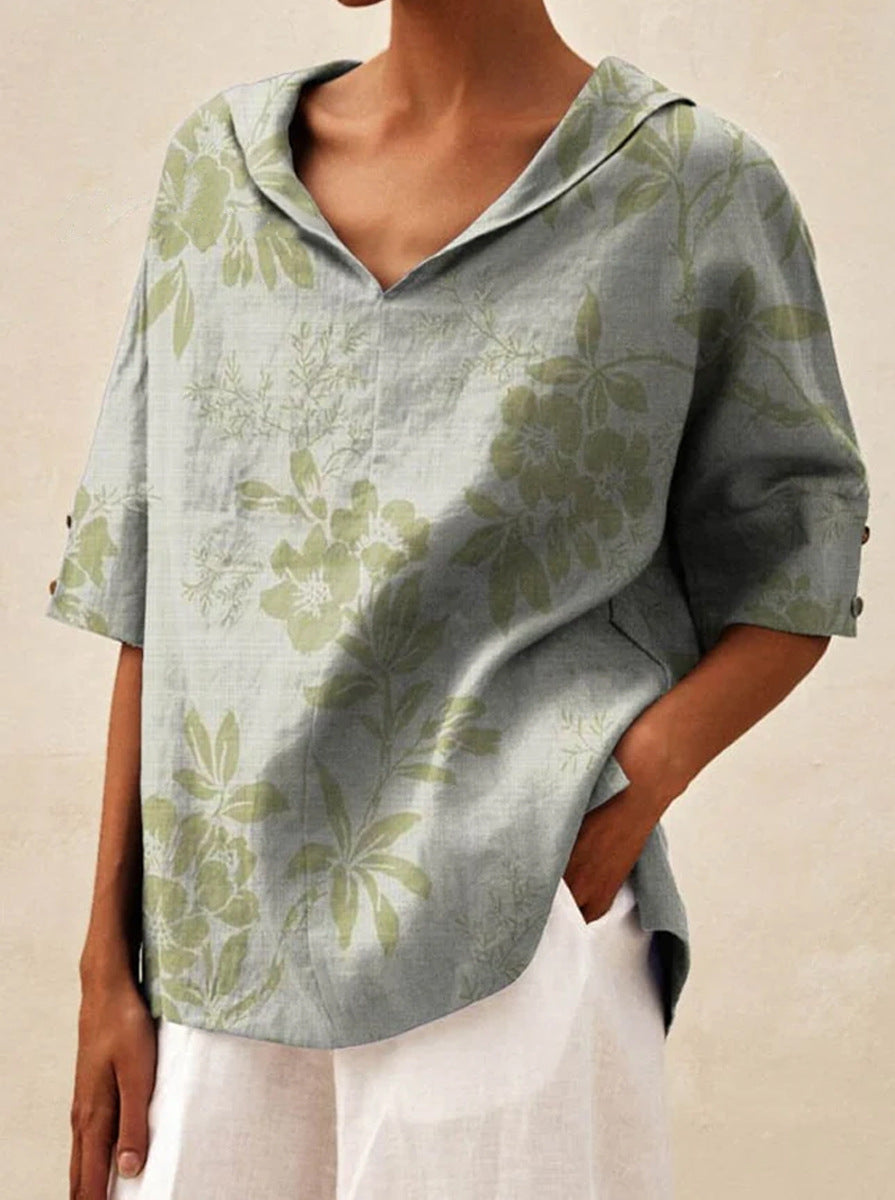 Andrea - Elegant V-neck top