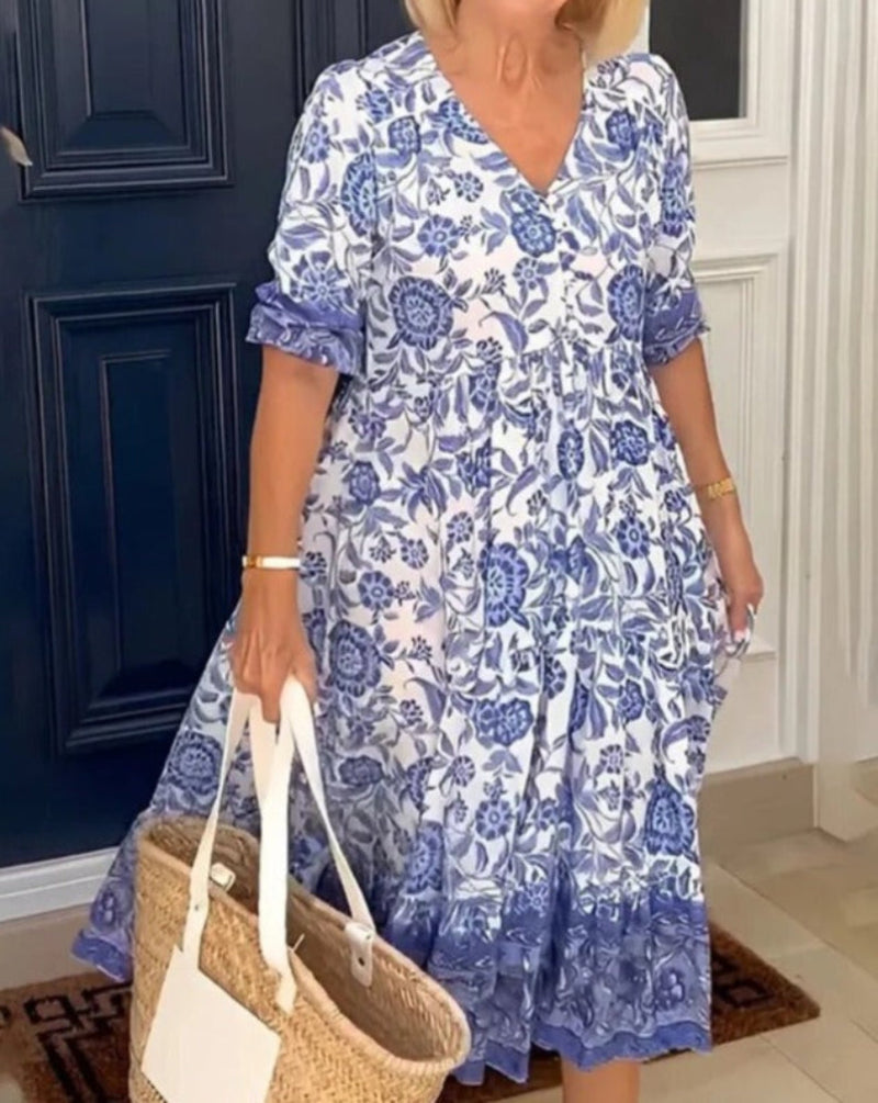Lia - Elegent and Airy Floral Dress