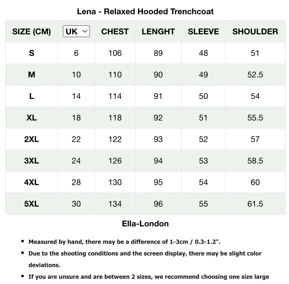 Lena - Relaxed Hooded Trench coat