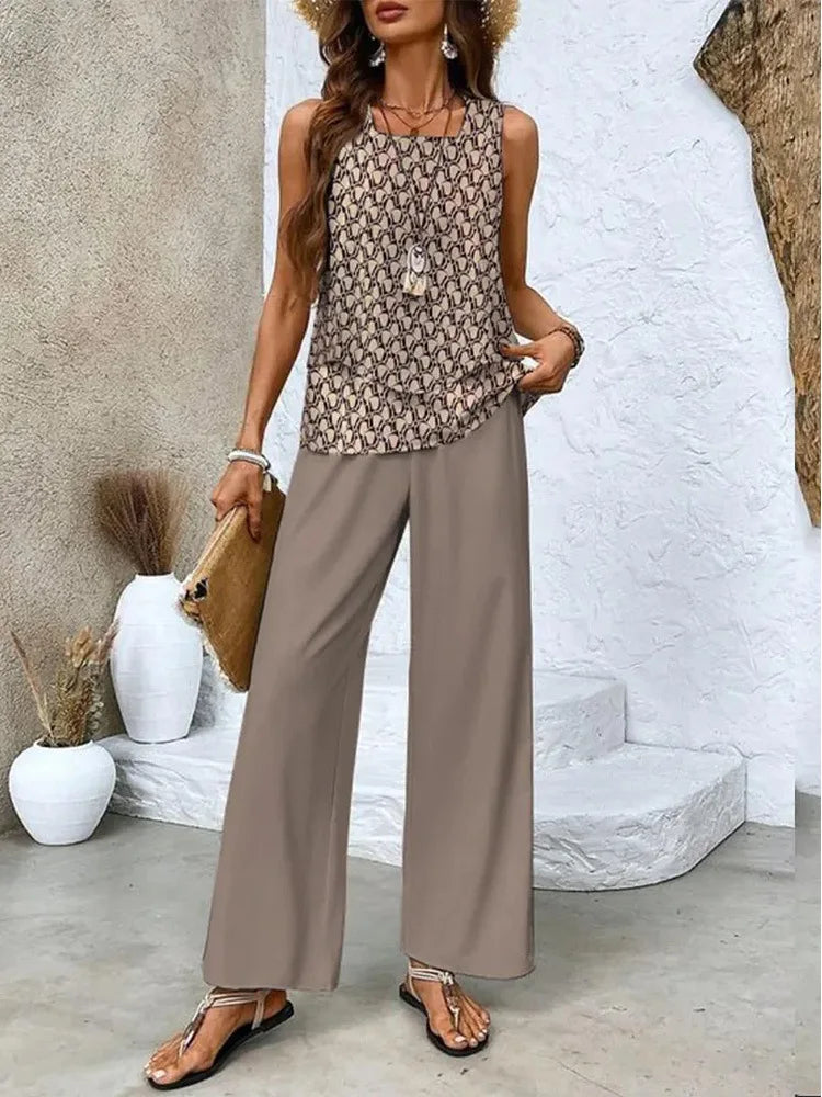 Romy - Light & Elegent Two-Pice Summer Suit