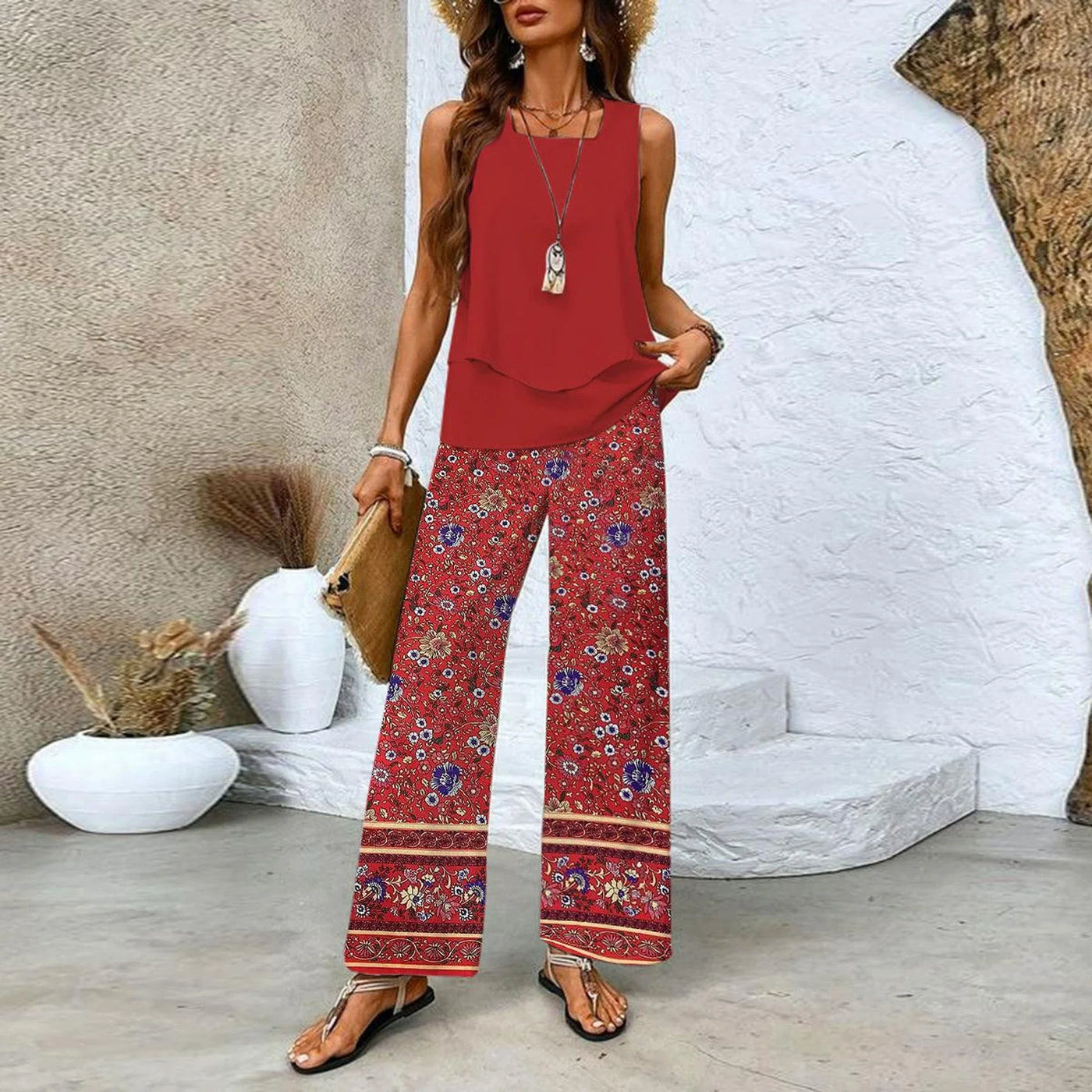 Romy - Light & Elegent Two-Pice Summer Suit