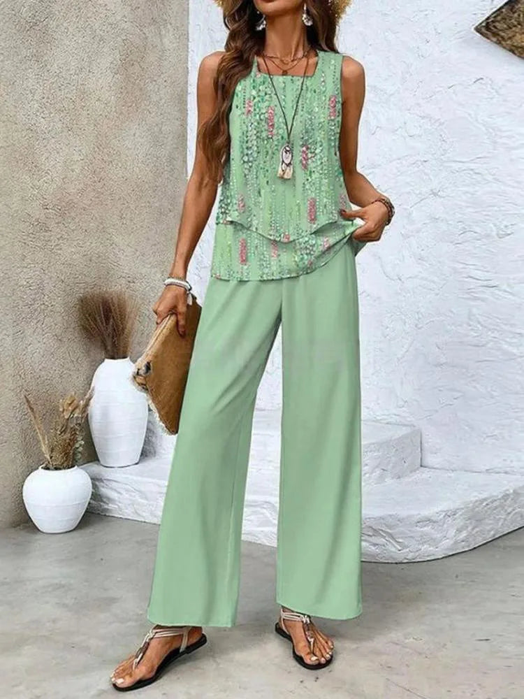 Romy - Light & Elegent Two-Pice Summer Suit