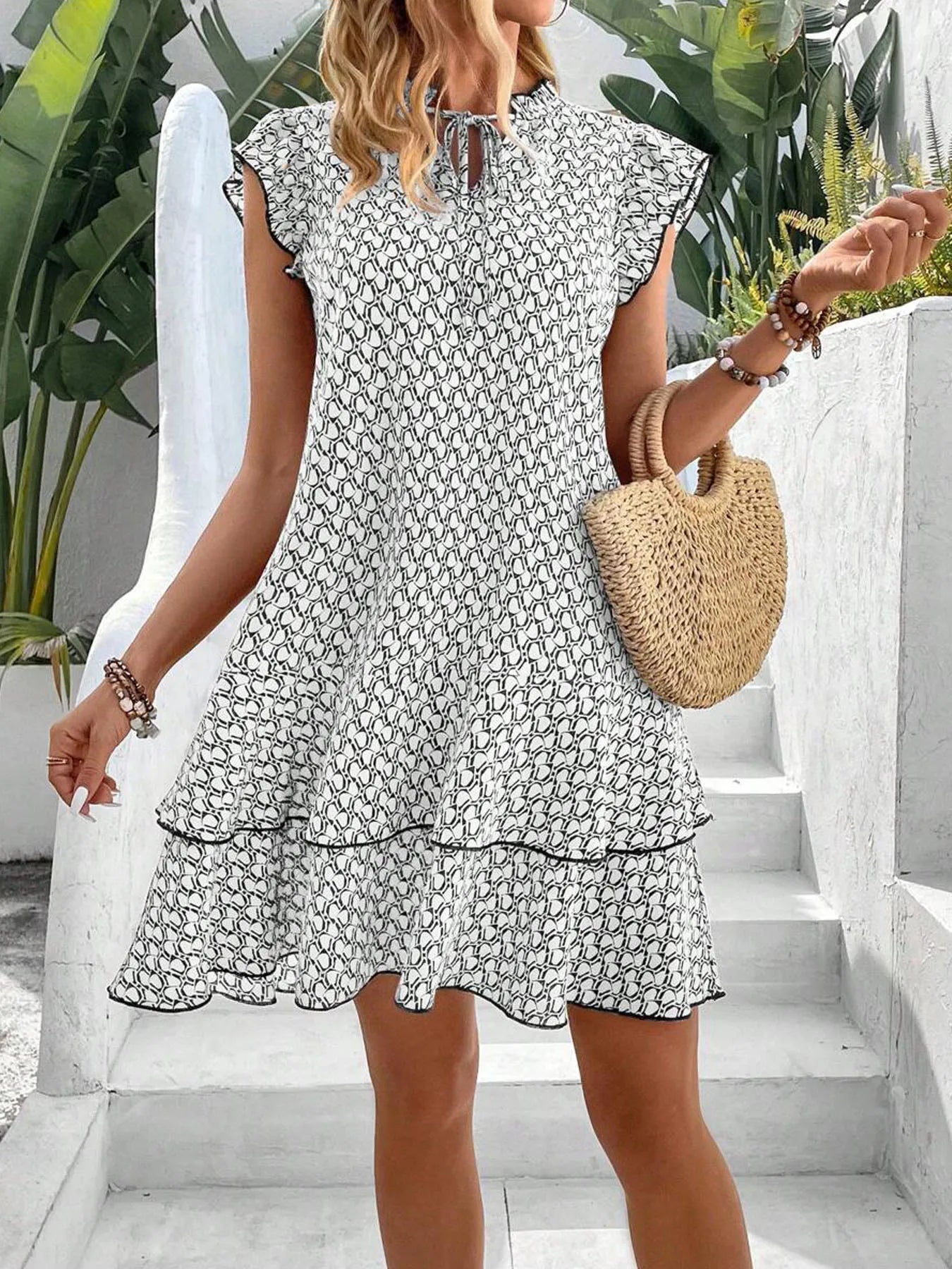 Krest - Elegant Floral Dress