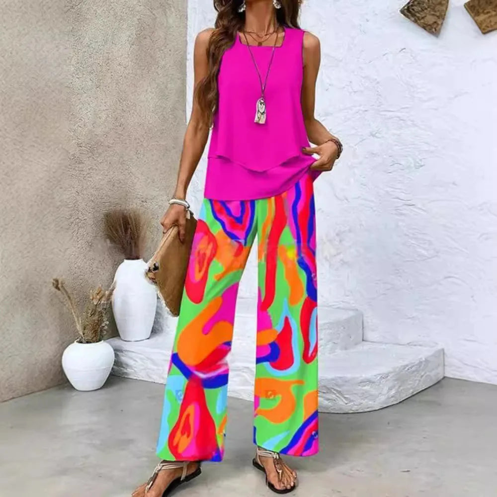 Romy - Light & Elegent Two-Pice Summer Suit