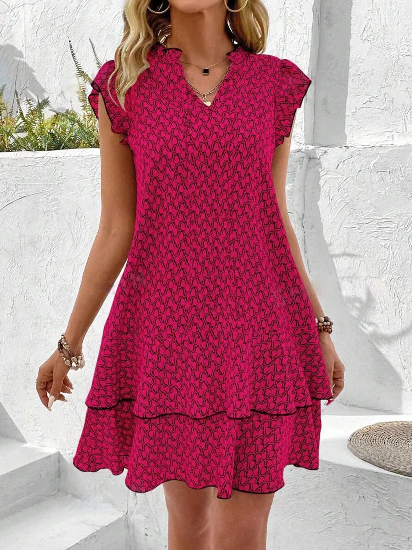 Krest - Elegant Floral Dress