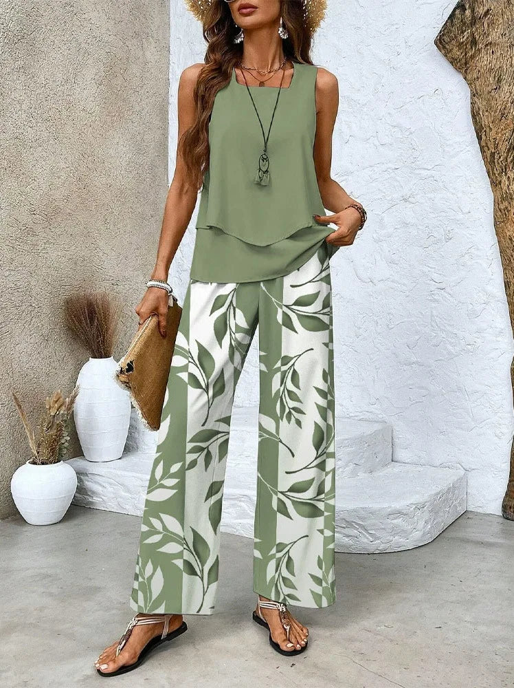 Romy - Light & Elegent Two-Pice Summer Suit