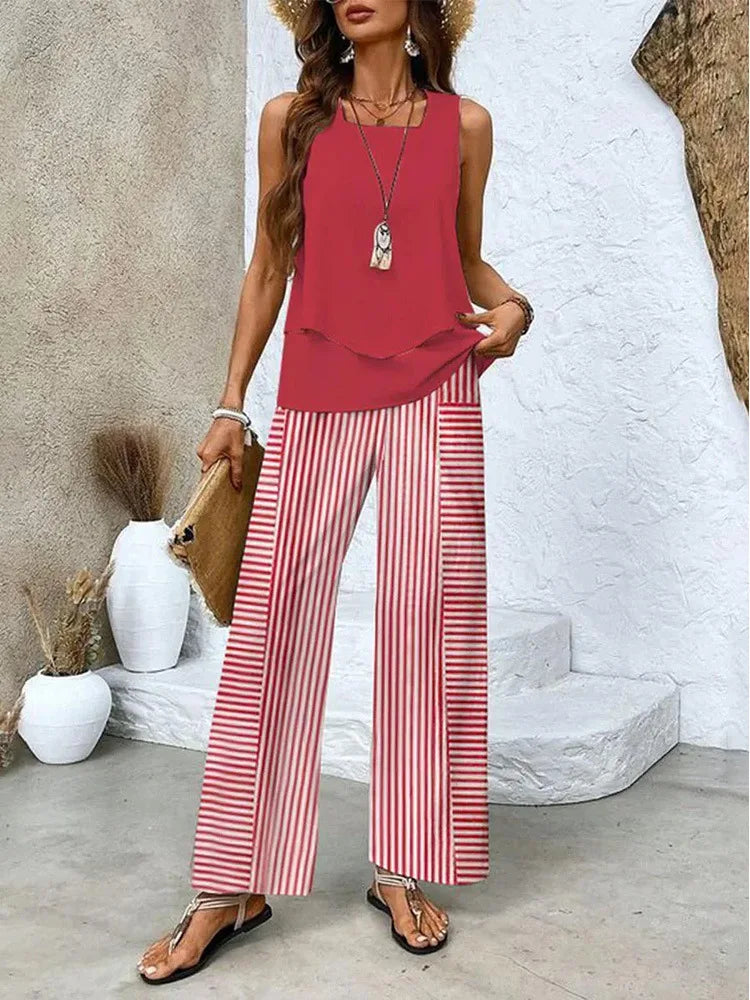 Romy - Light & Elegent Two-Pice Summer Suit