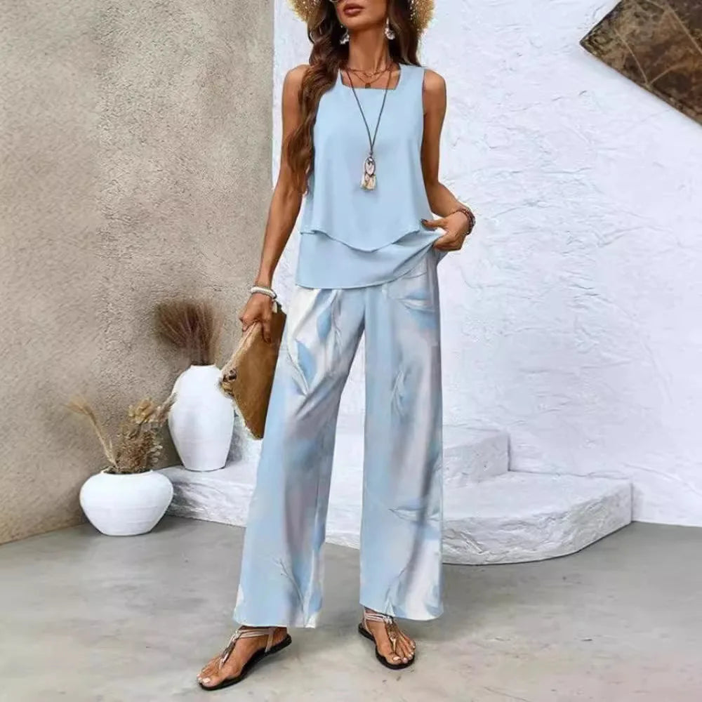 Romy - Light & Elegent Two-Pice Summer Suit