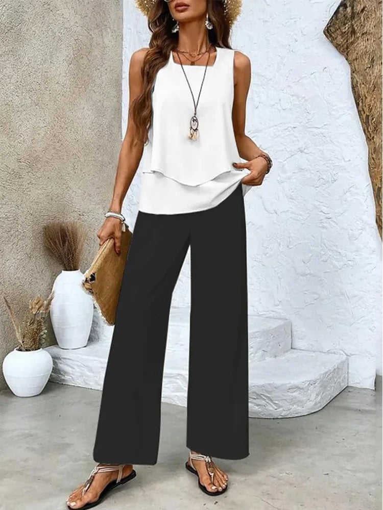 Romy - Light & Elegent Two-Pice Summer Suit