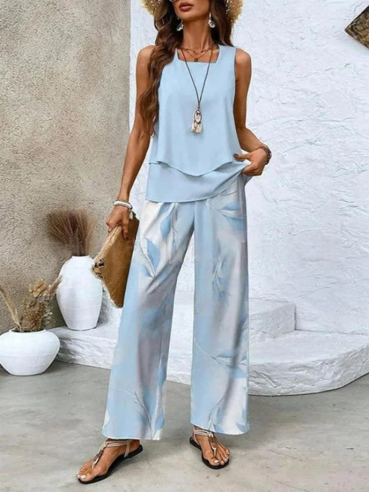 Romy - Light & Elegent Two-Pice Summer Suit