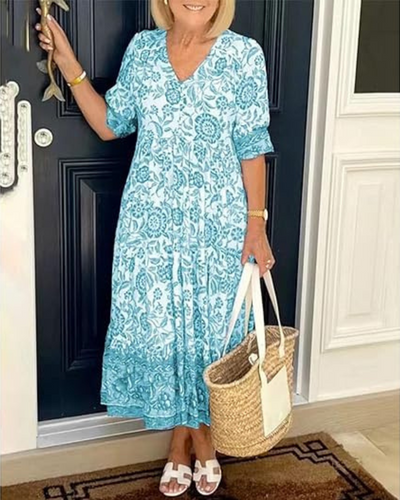 Lia - Elegent and Airy Floral Dress