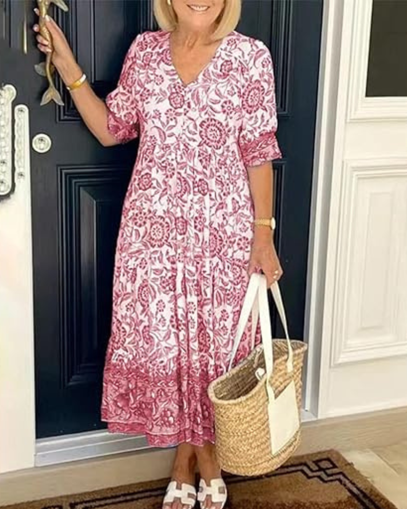 Lia - Elegent and Airy Floral Dress