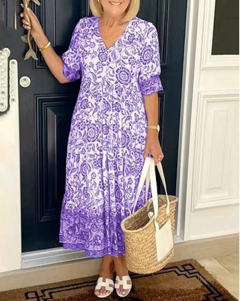 Lia - Elegent and Airy Floral Dress