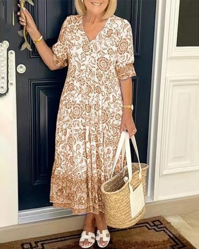 Lia - Elegent and Airy Floral Dress
