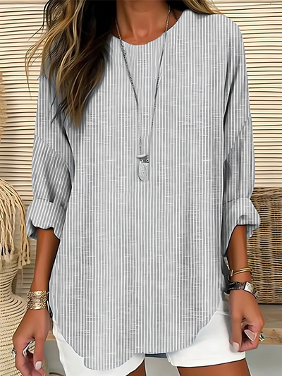 Lunara – Relaxed Striped Tunic Top