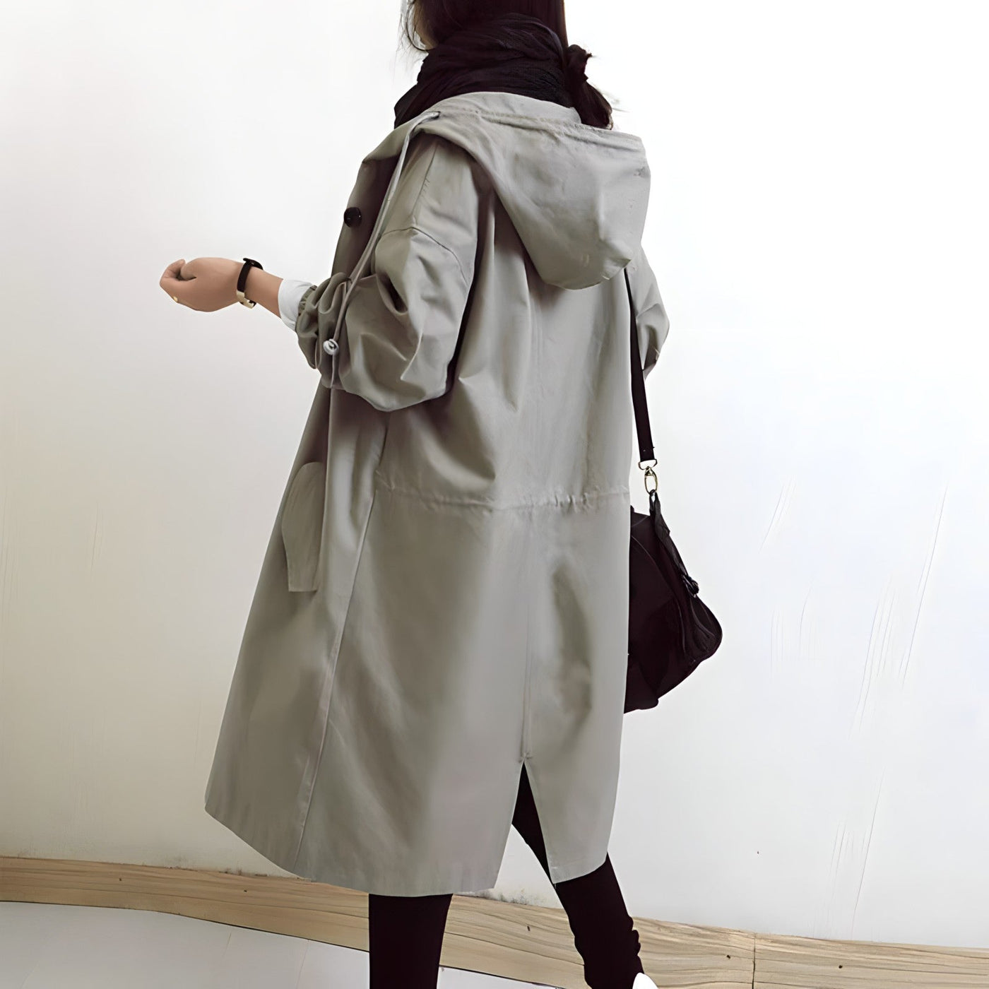 Lena - Relaxed Hooded Trench coat