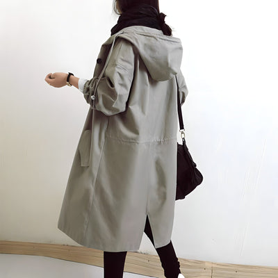 Lena - Relaxed Hooded Trench coat