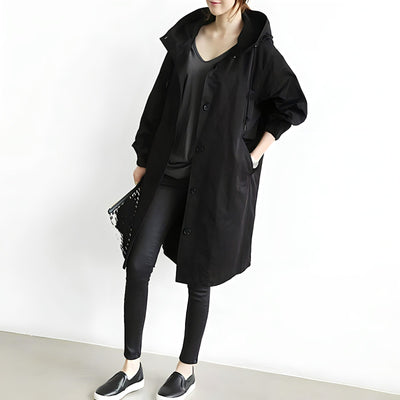 Lena - Relaxed Hooded Trench coat