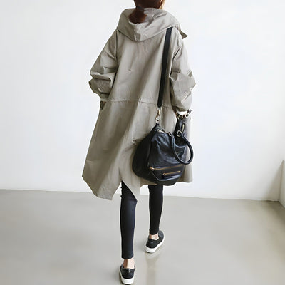 Lena - Relaxed Hooded Trench coat