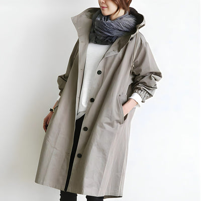 Lena - Relaxed Hooded Trench coat